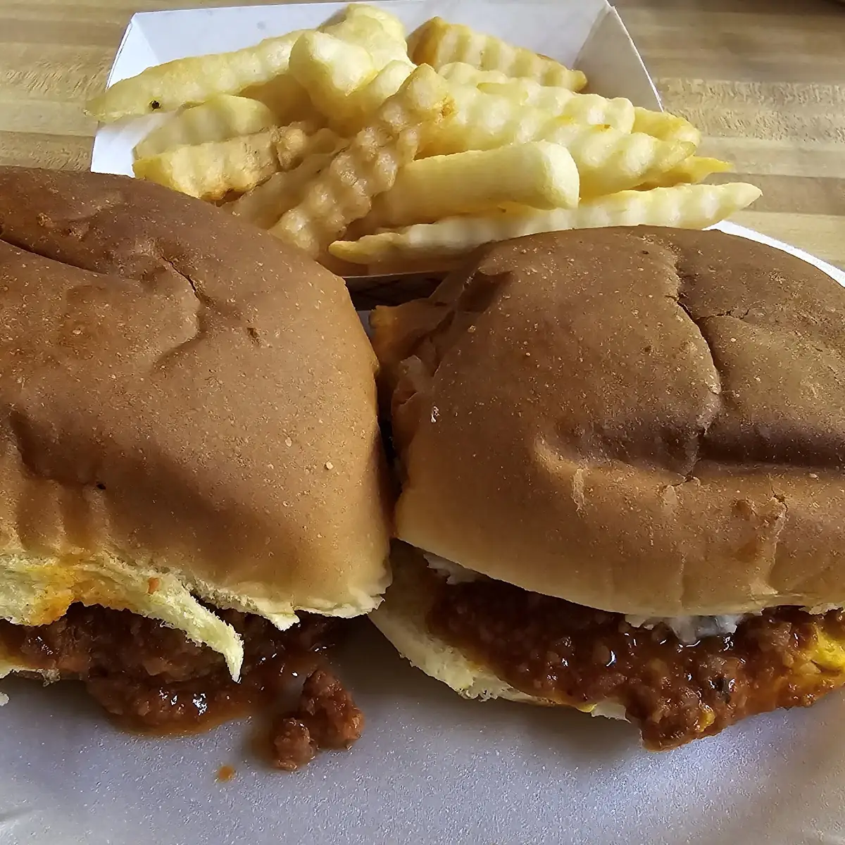 Chili Burger Plate