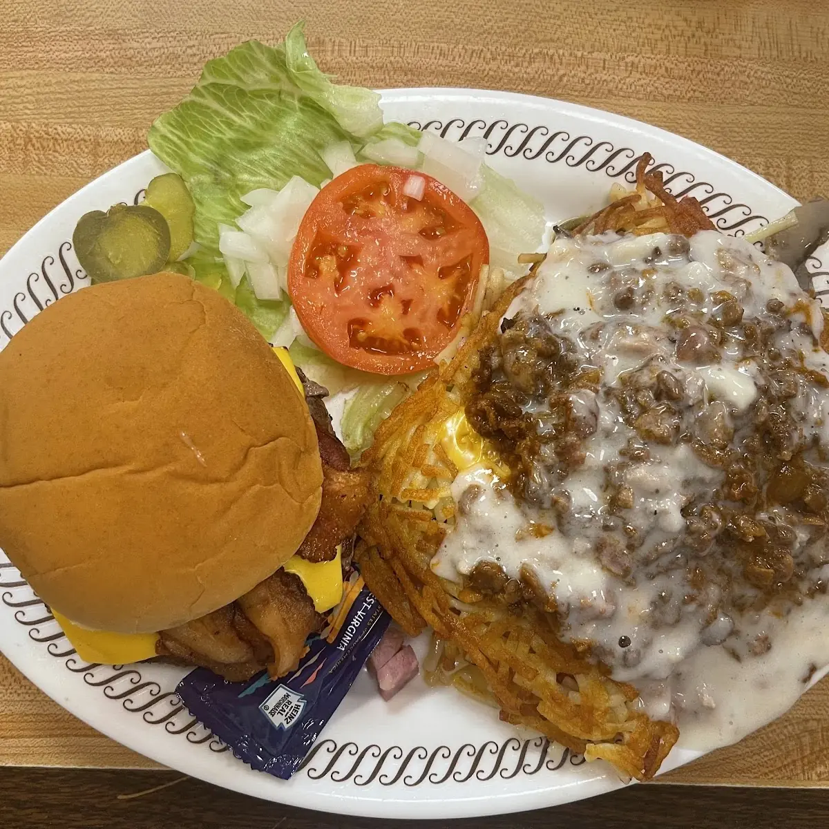 Bacon Cheeseburger Plate Everything Hash Browns