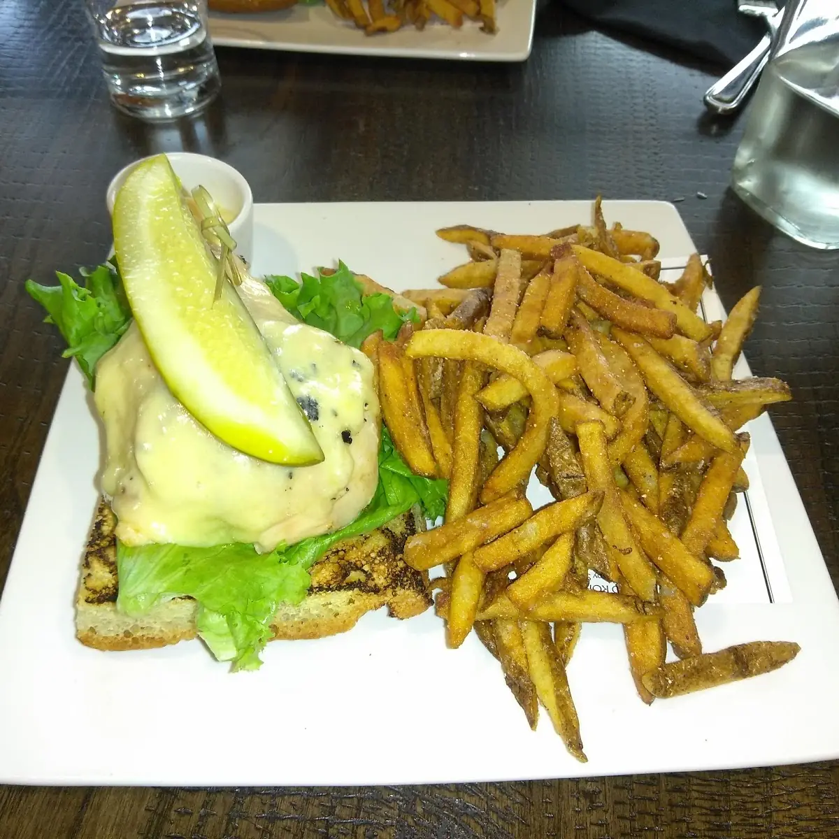 Open Face Cluckle Sandwich