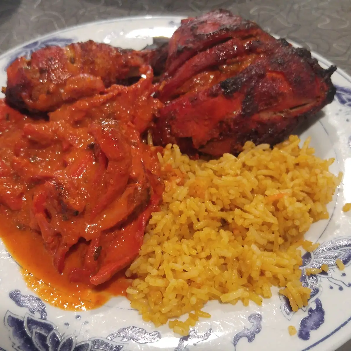 Tandoori Chicken Marsala Chicken & Rice