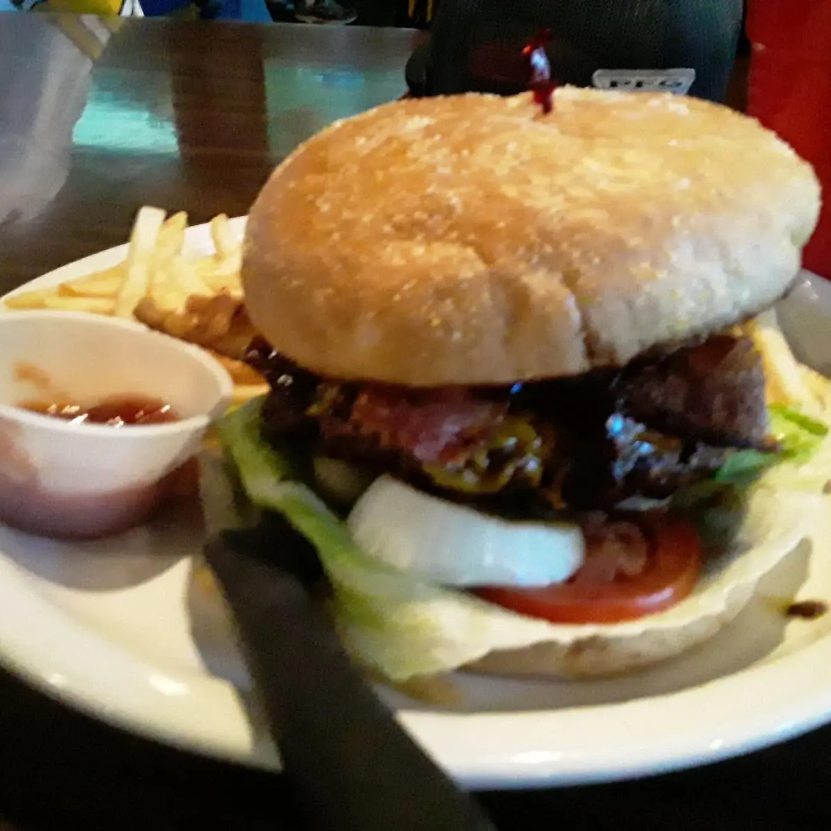 Mushroom Swiss Bacon Burger