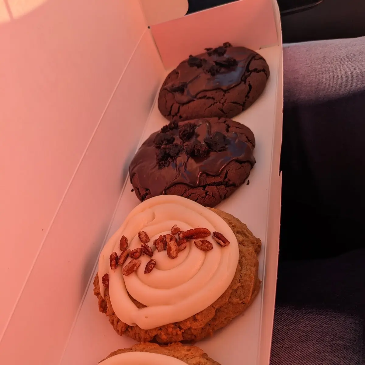 Carrot Cake and Double Fudge Brownie Cookie