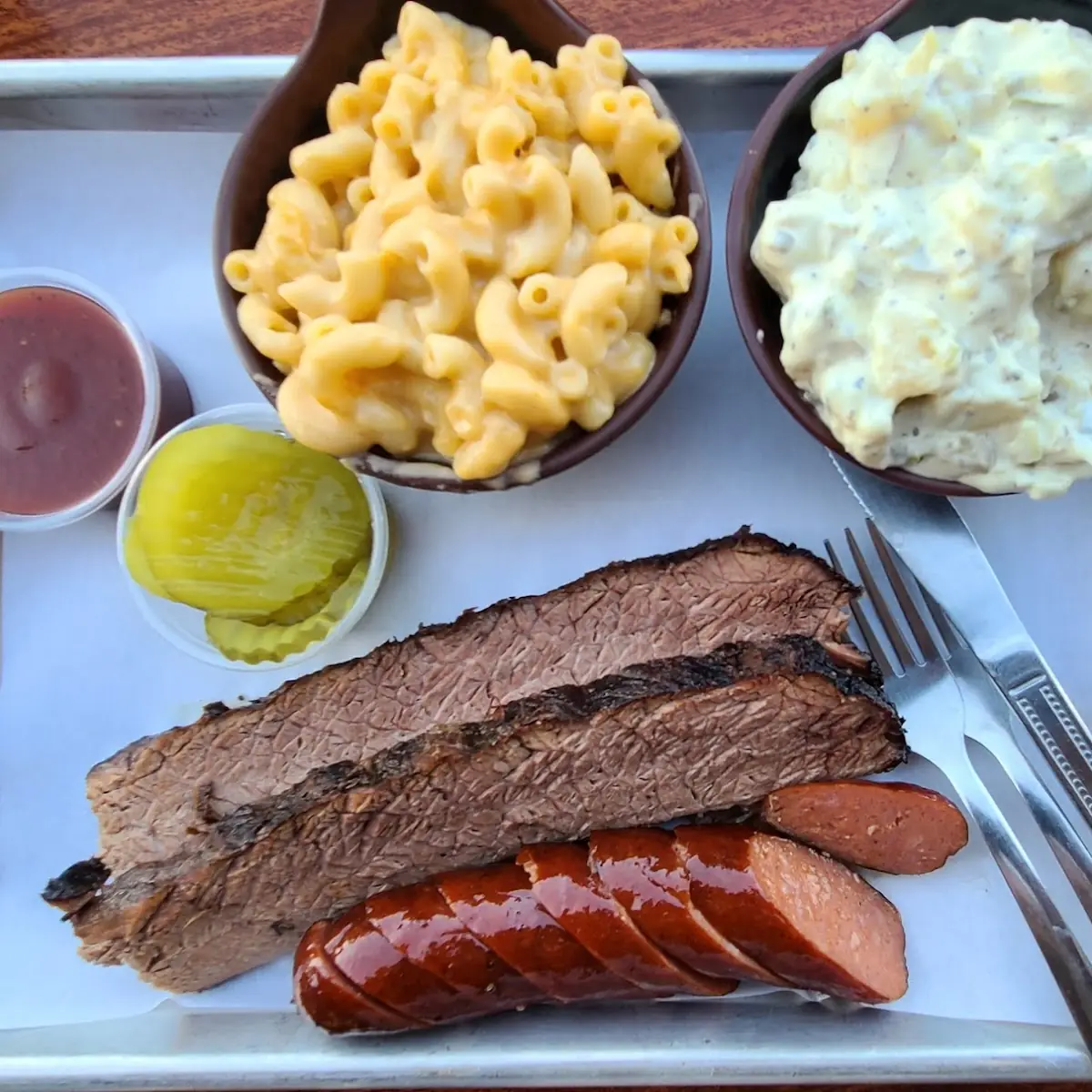 Smoked Brisket Plate with Sides