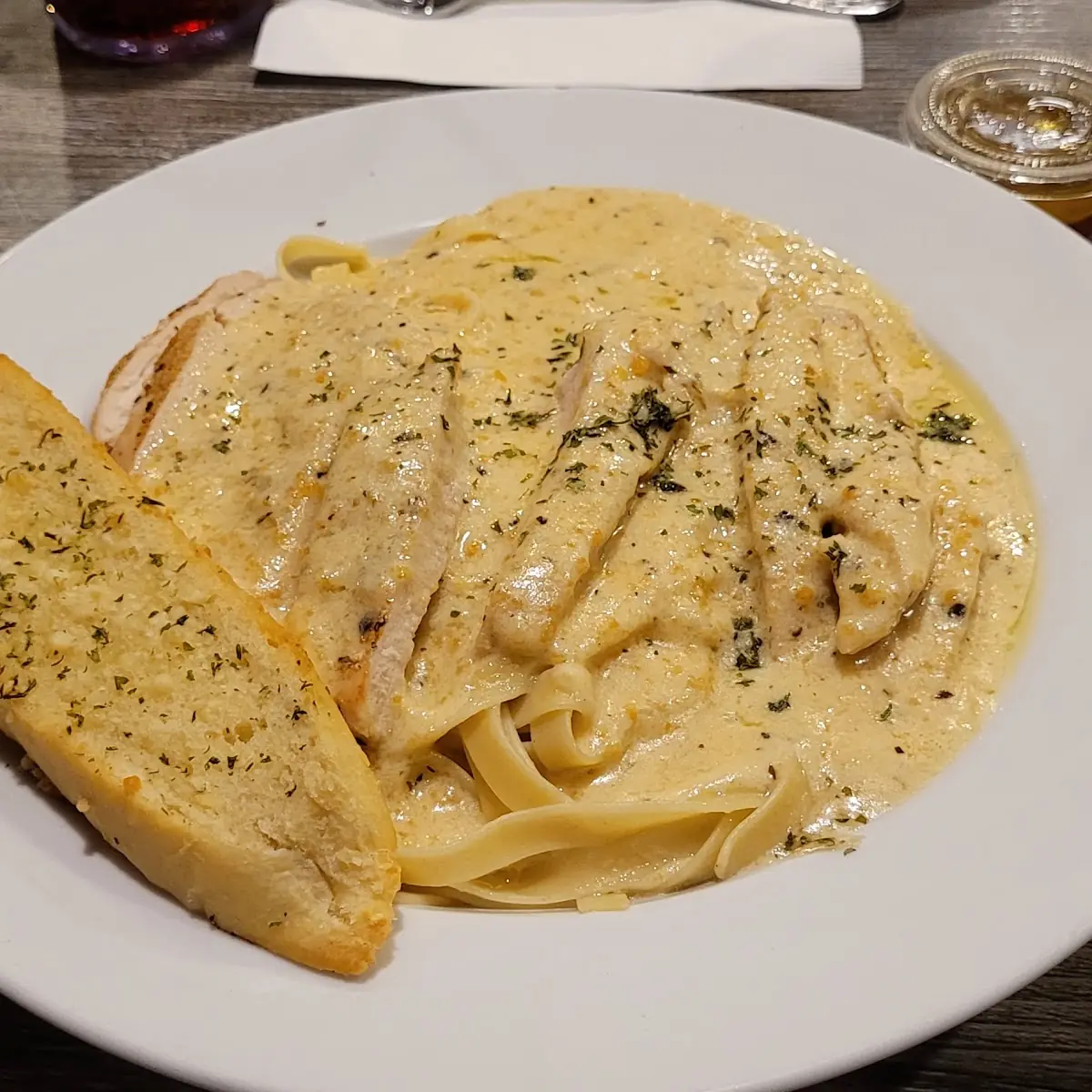 Fettuccine Alfredo with Chicken