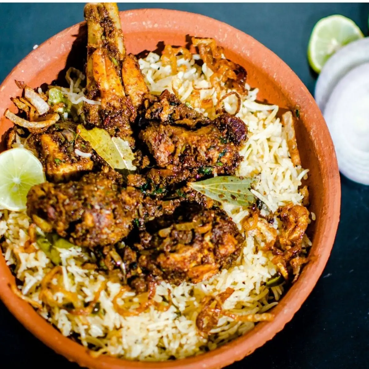 Hydrabad Chicken Pot Biriyani