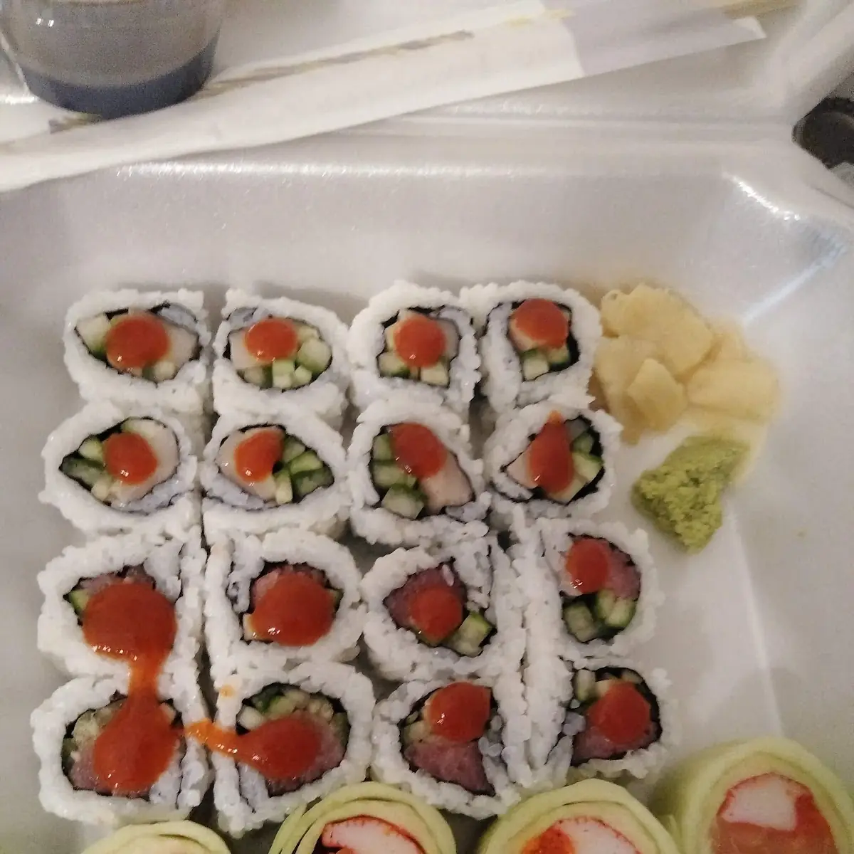 Spicy Tuna Roll and Chefs Choice Rolls