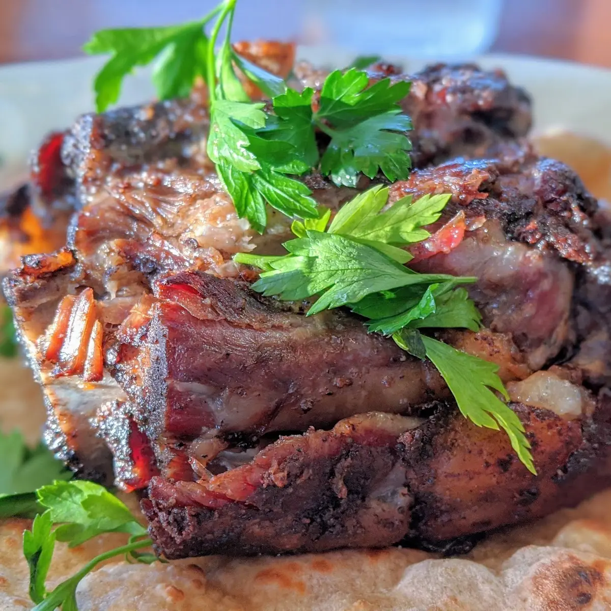 Slow Roasted Lamb Neck Shawarma