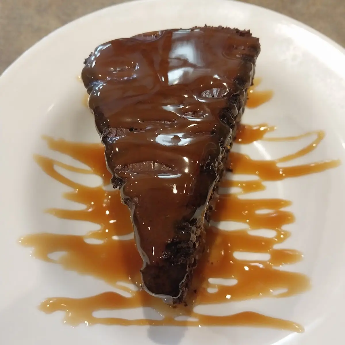 Chocolate Fudge Cake Slice