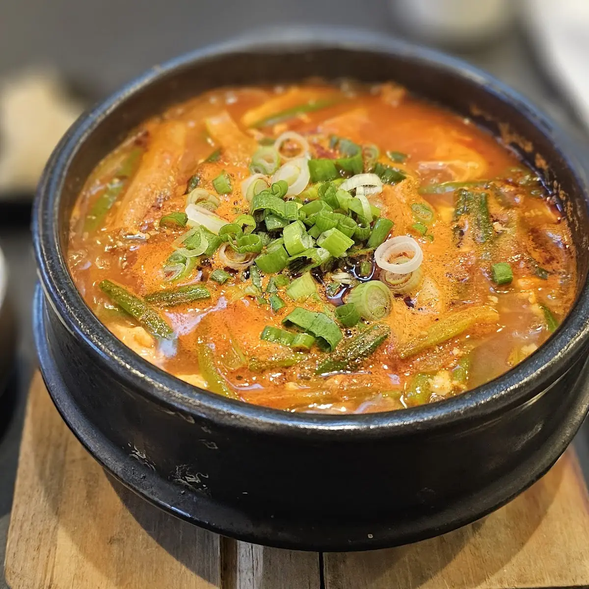 Soft Tofu Soup with Seafood