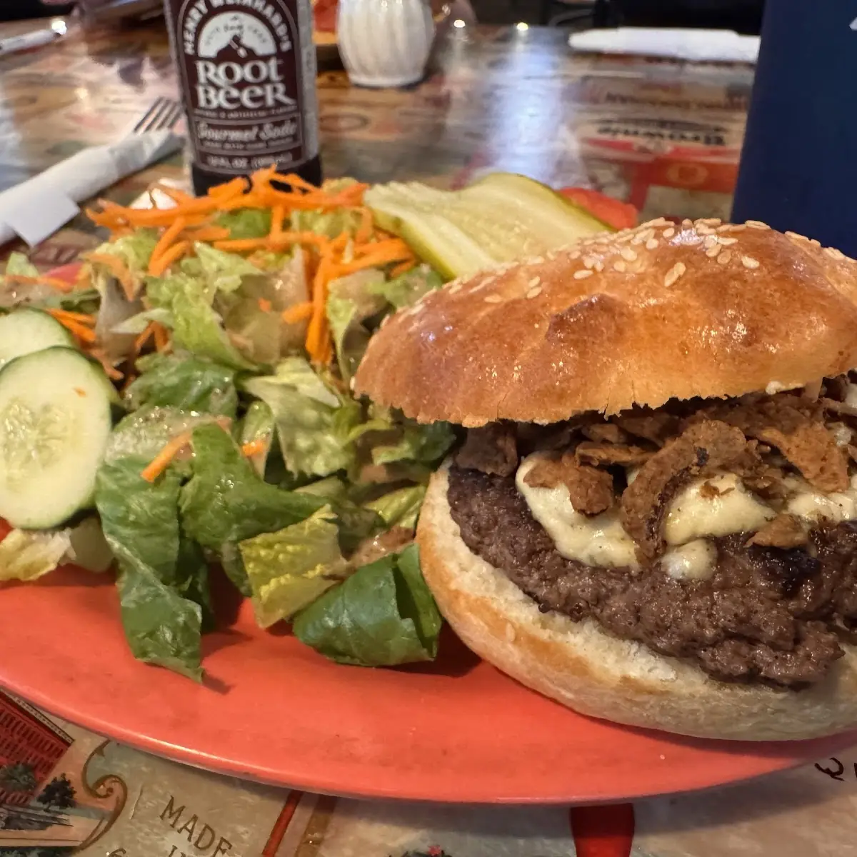 Black and Blue Burger