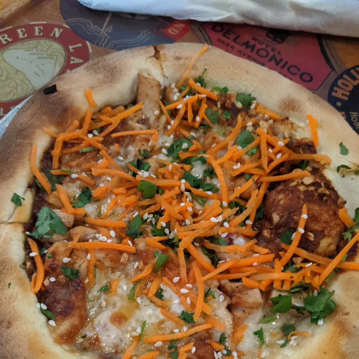 Thai Chicken Pizza