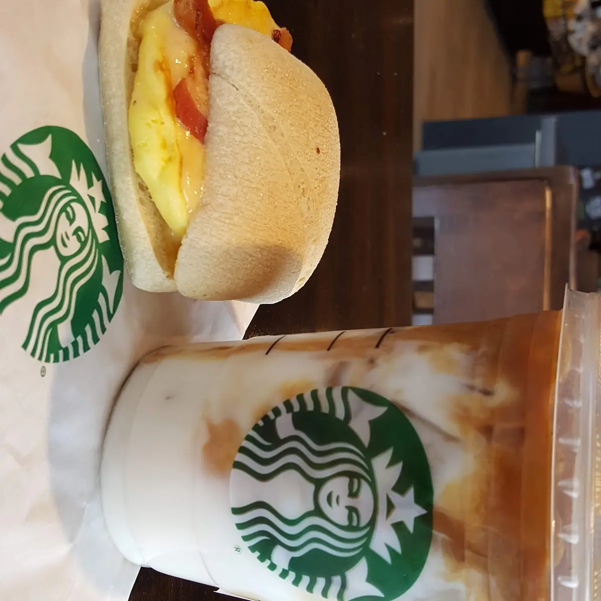 Bacon Egg and Gouda Sandwich