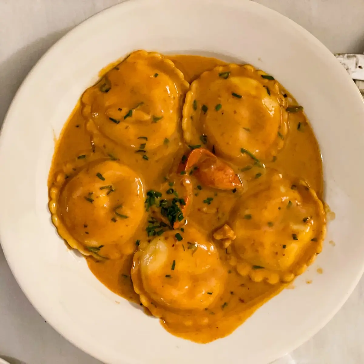 Shrimp & Butternut Squash Ravioli
