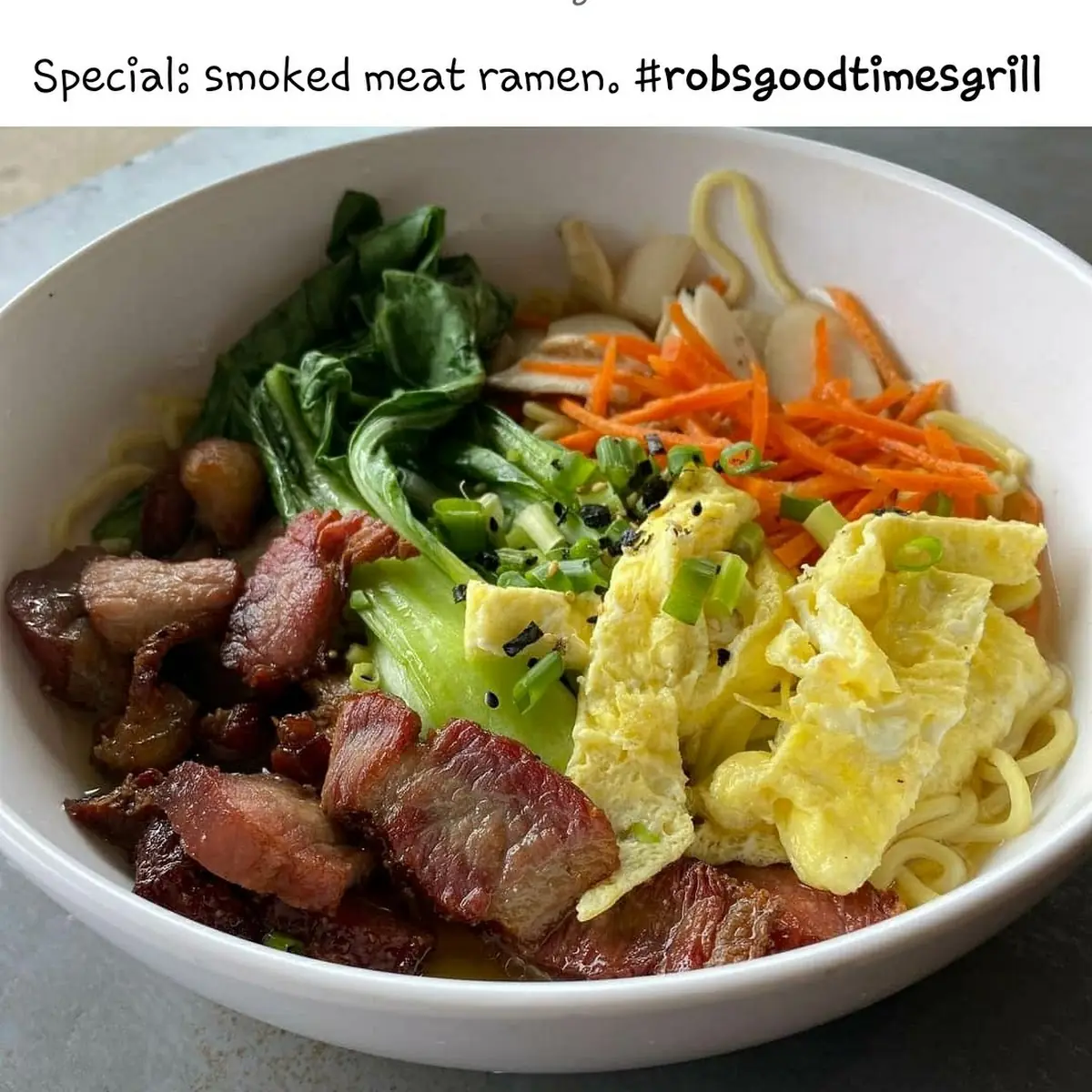Smoked Meat Ramen Bowl