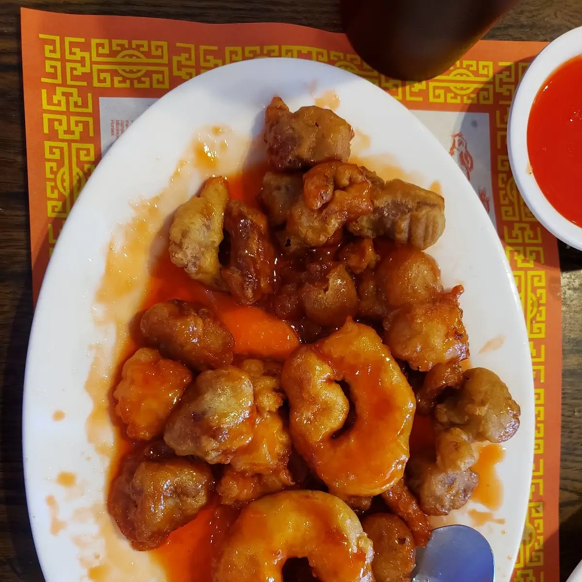 Sweet Sour Combo Shrimp with Mixed Vegetables
