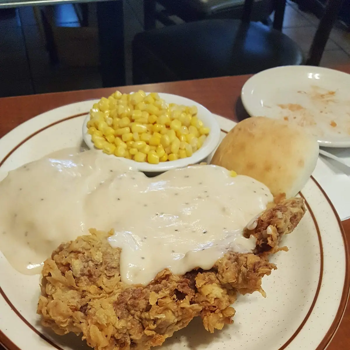 Chicken Fried Steak Mash Potatoes Green Beans