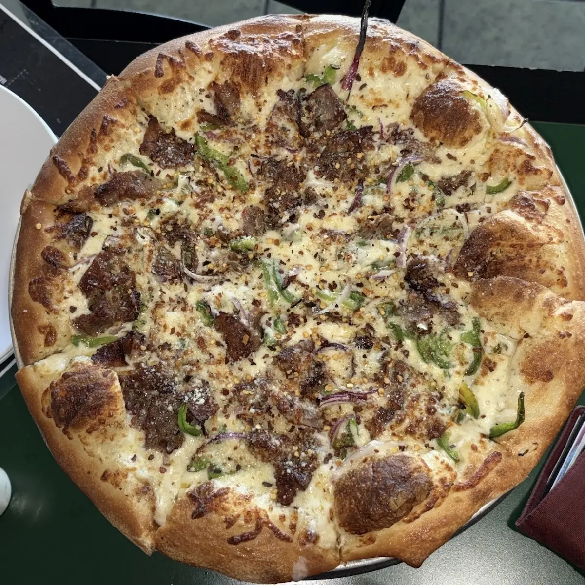 Philly Cheese Steak Pizza
