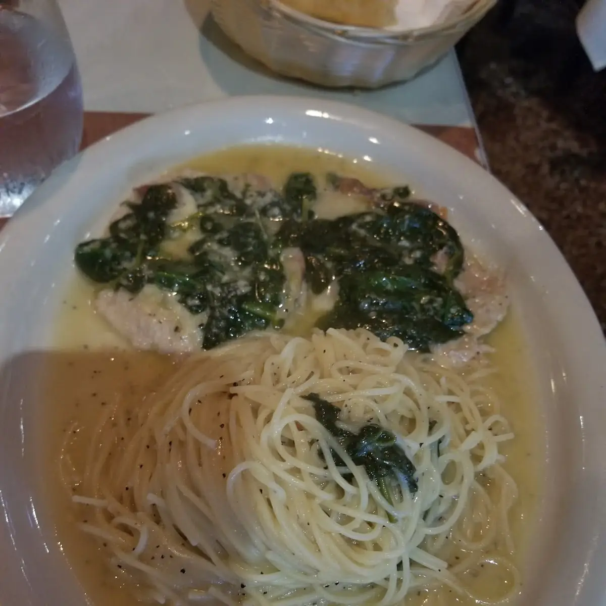With Angel Hair Pasta