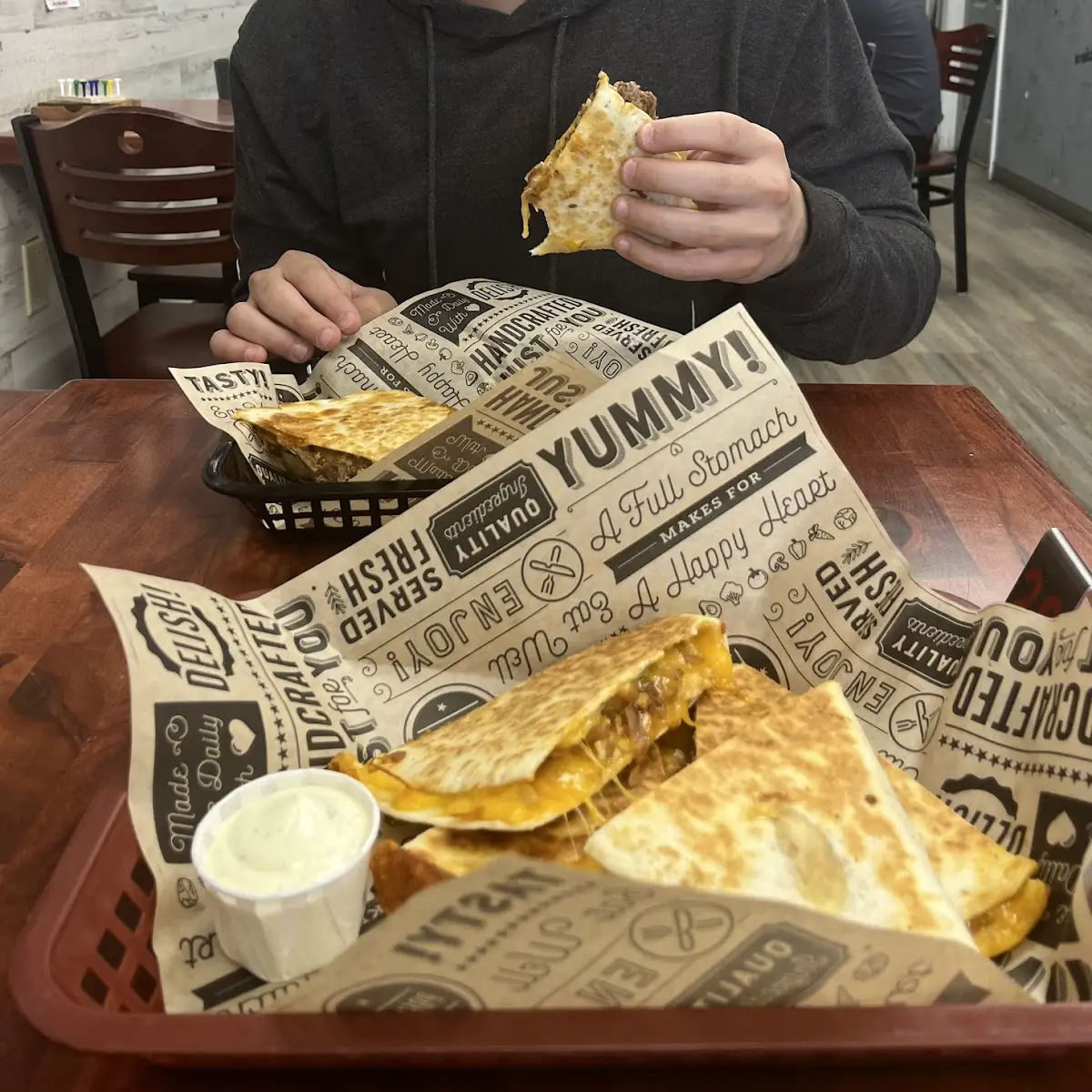 Honey Chicken Chipotle Quesadilla