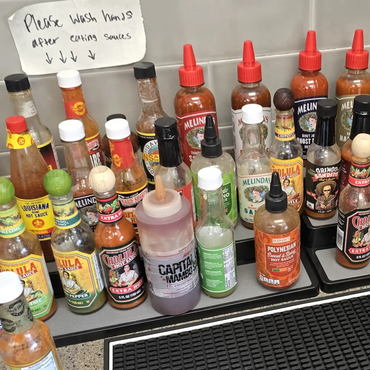 The Firey Side Hot Sauce Options