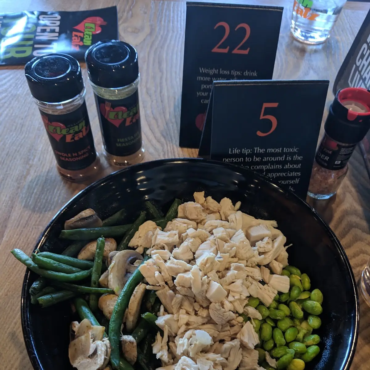 Chicken Rice Edamame Asparagus Broccoli Bowl