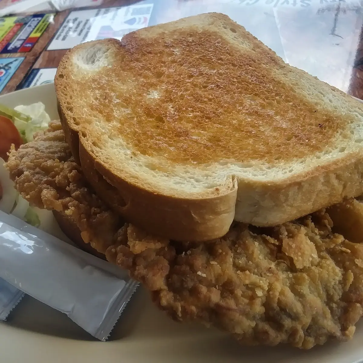 Chicken Fried Steak Sandwich Only
