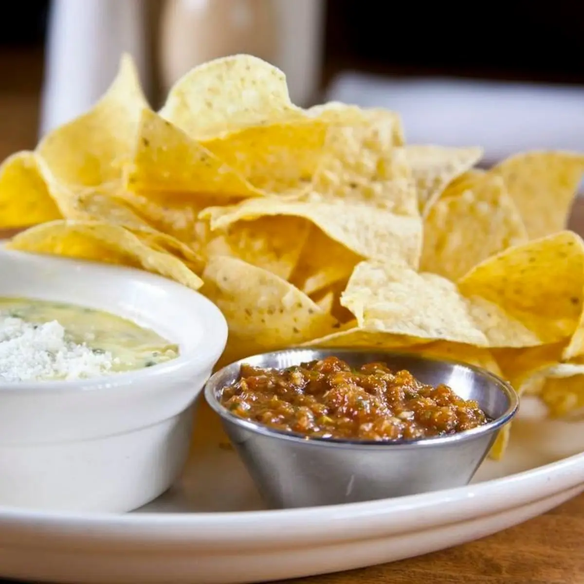 Guacamole Chips and Salsa