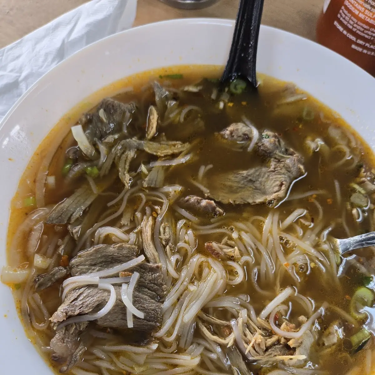 Spicy Beef Pho Noodle Soup