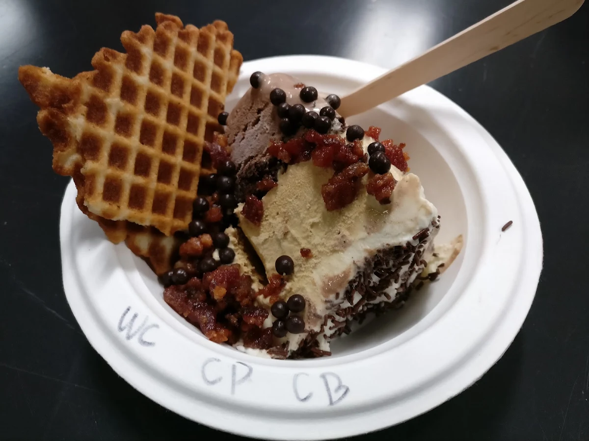 Candied Bacon Waffle