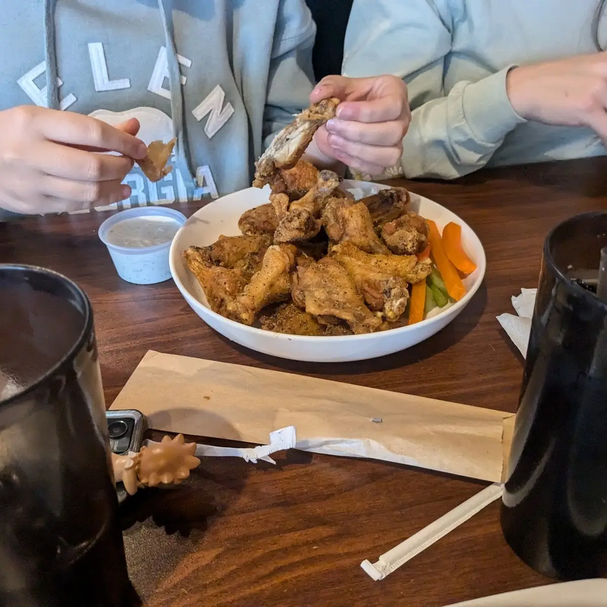 Deep-Fried Chicken Wings