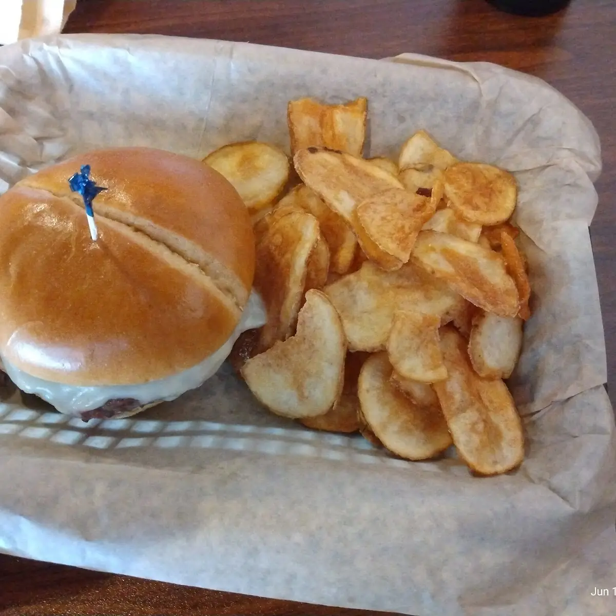 Mushroom Swiss Cheese Burger