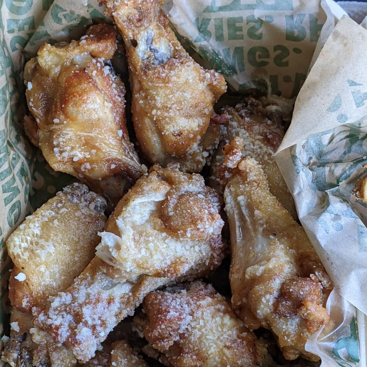 Parmesan Garlic Wings