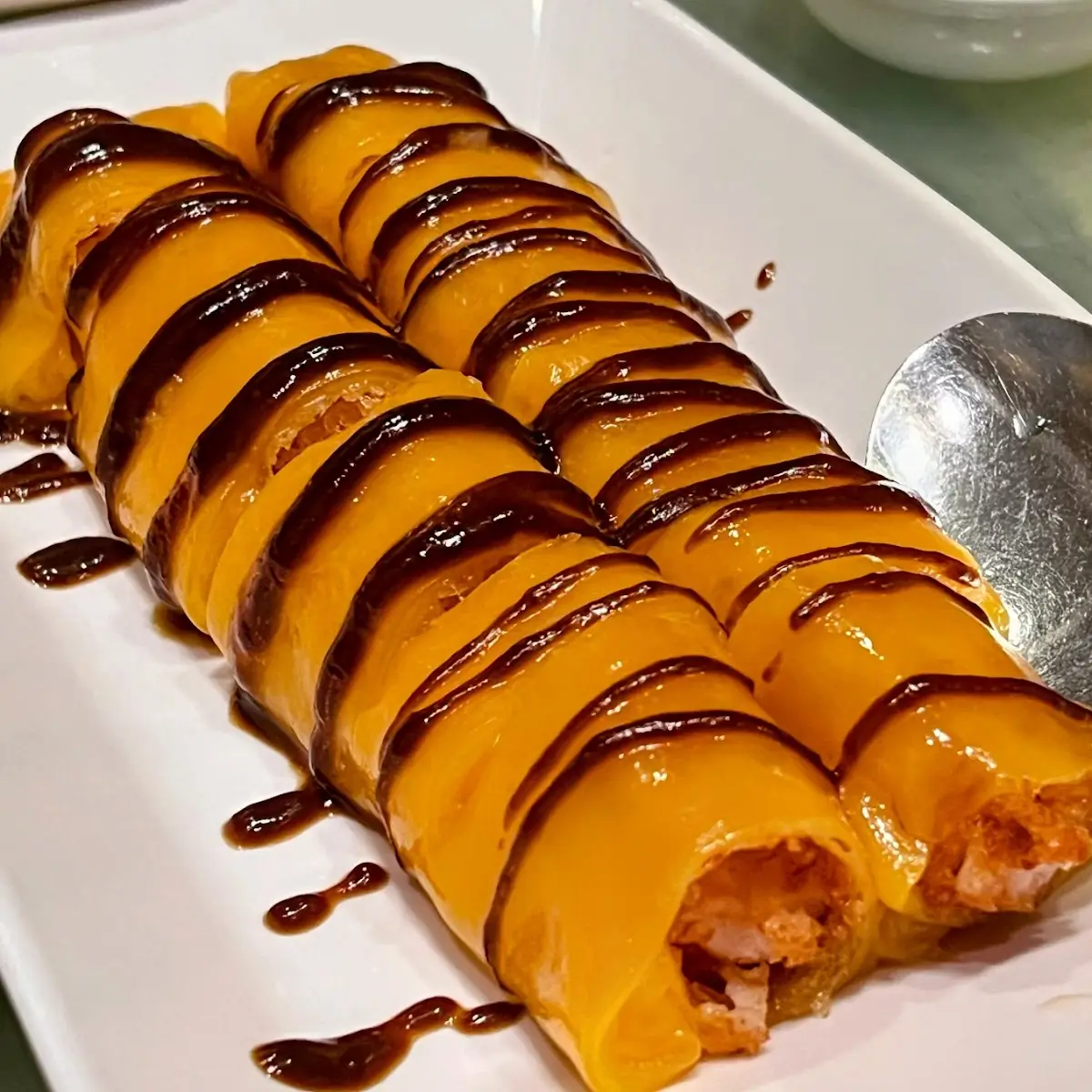 Rice Noodles Wrapped in Fried Bread