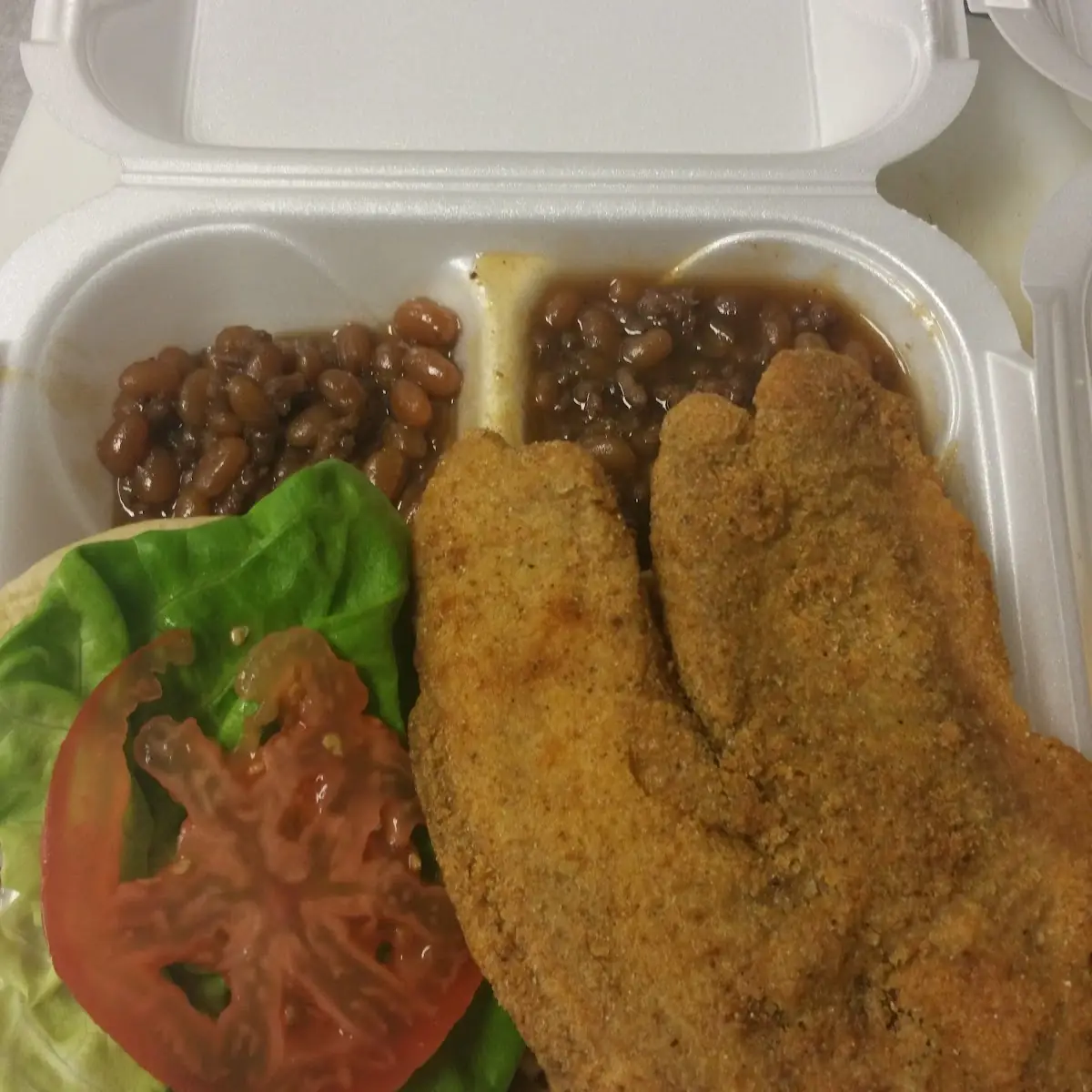 Fried Tilapia Sandwich