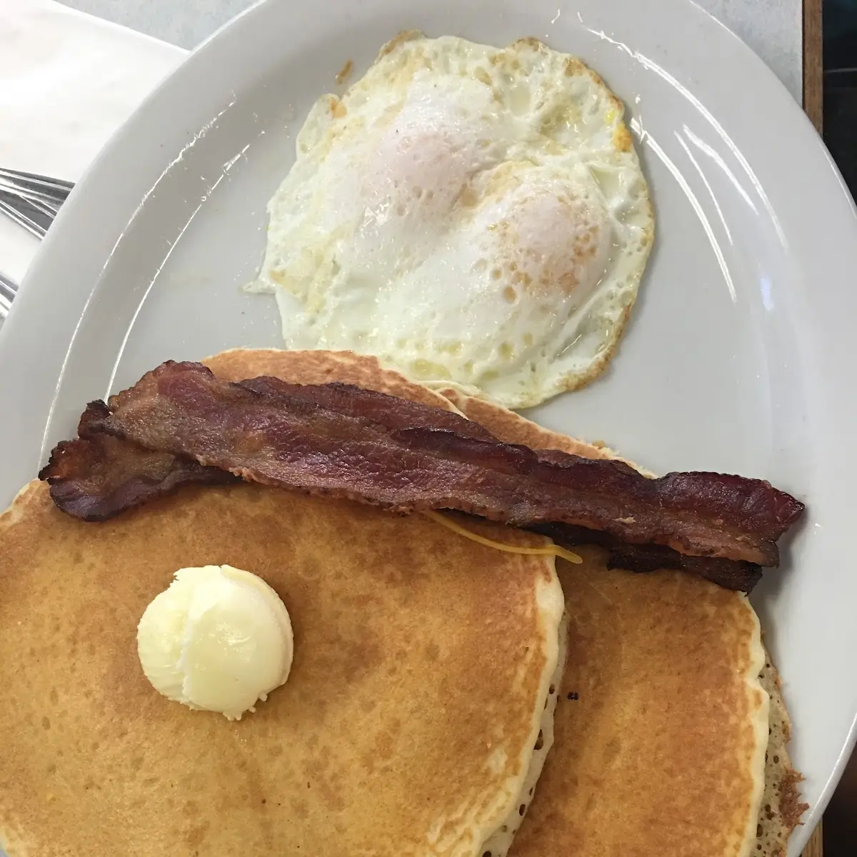 Oatmeal Raisin Pancake Combo