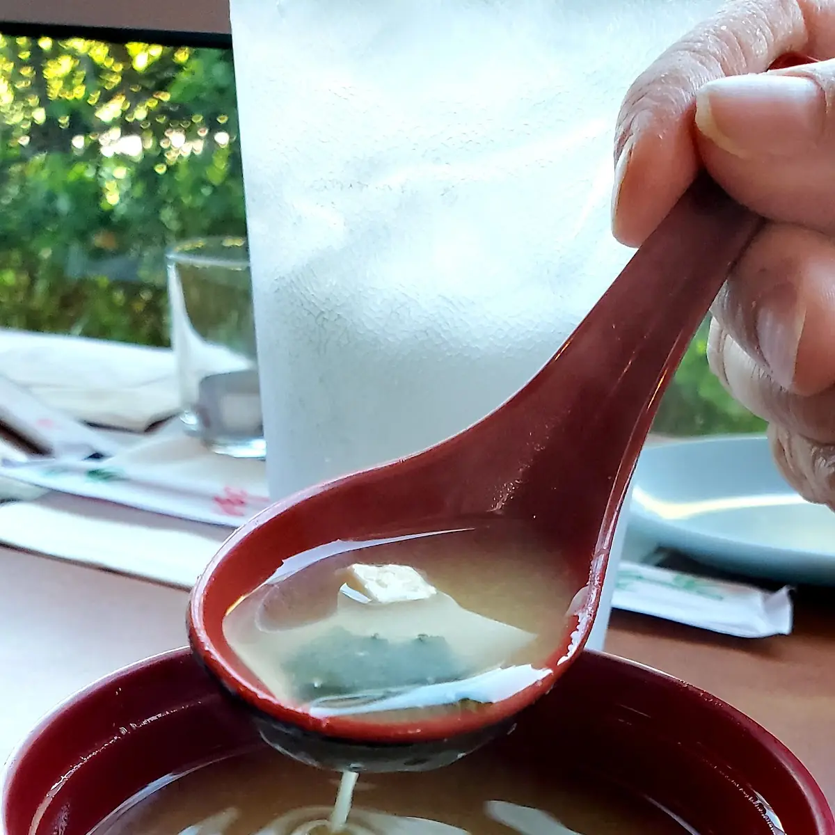 Miso Soup That Came with Bento Box