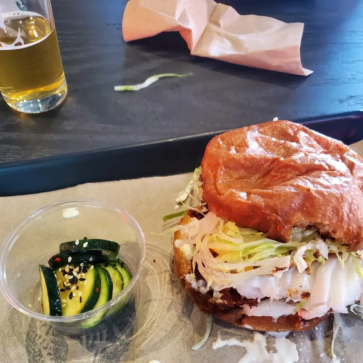 Beer Battered Cod Sandwich