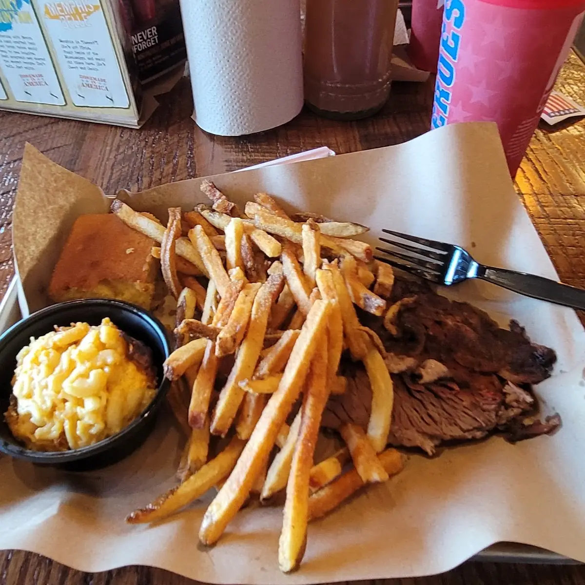 Brisket Cornbread French Fries