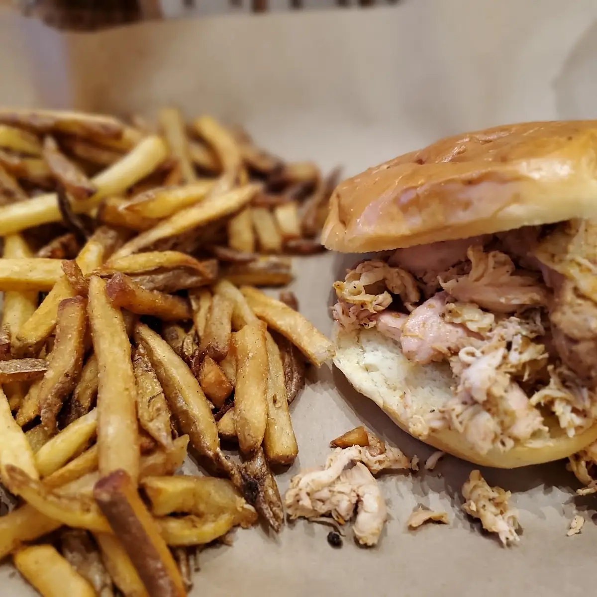 Pulled Chicken Sandwich
