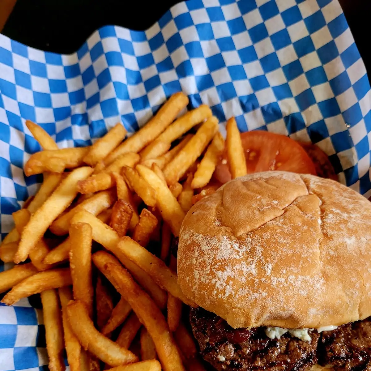 Blue Cheese and Bacon Burger