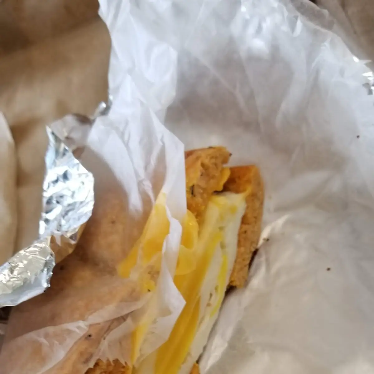 Sun Dried Tomato Bagel with Egg and Cheese