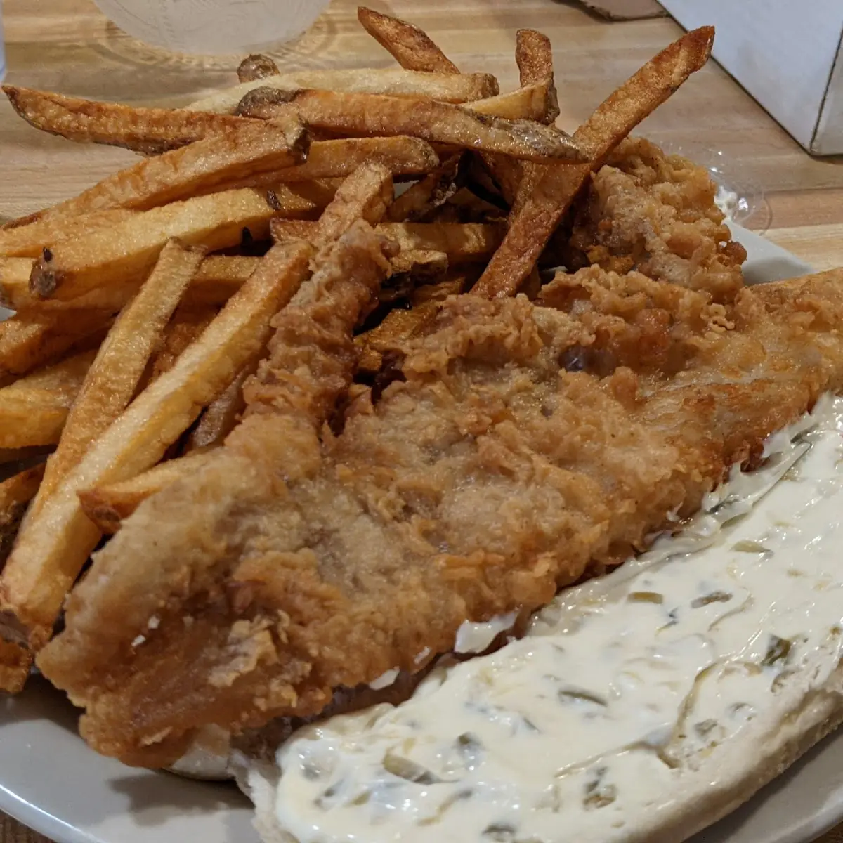 Fish Sandwich with Fries