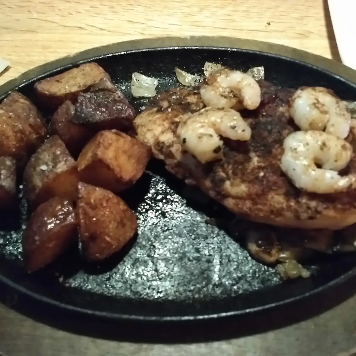 Bourbon Chicken and Shrimp