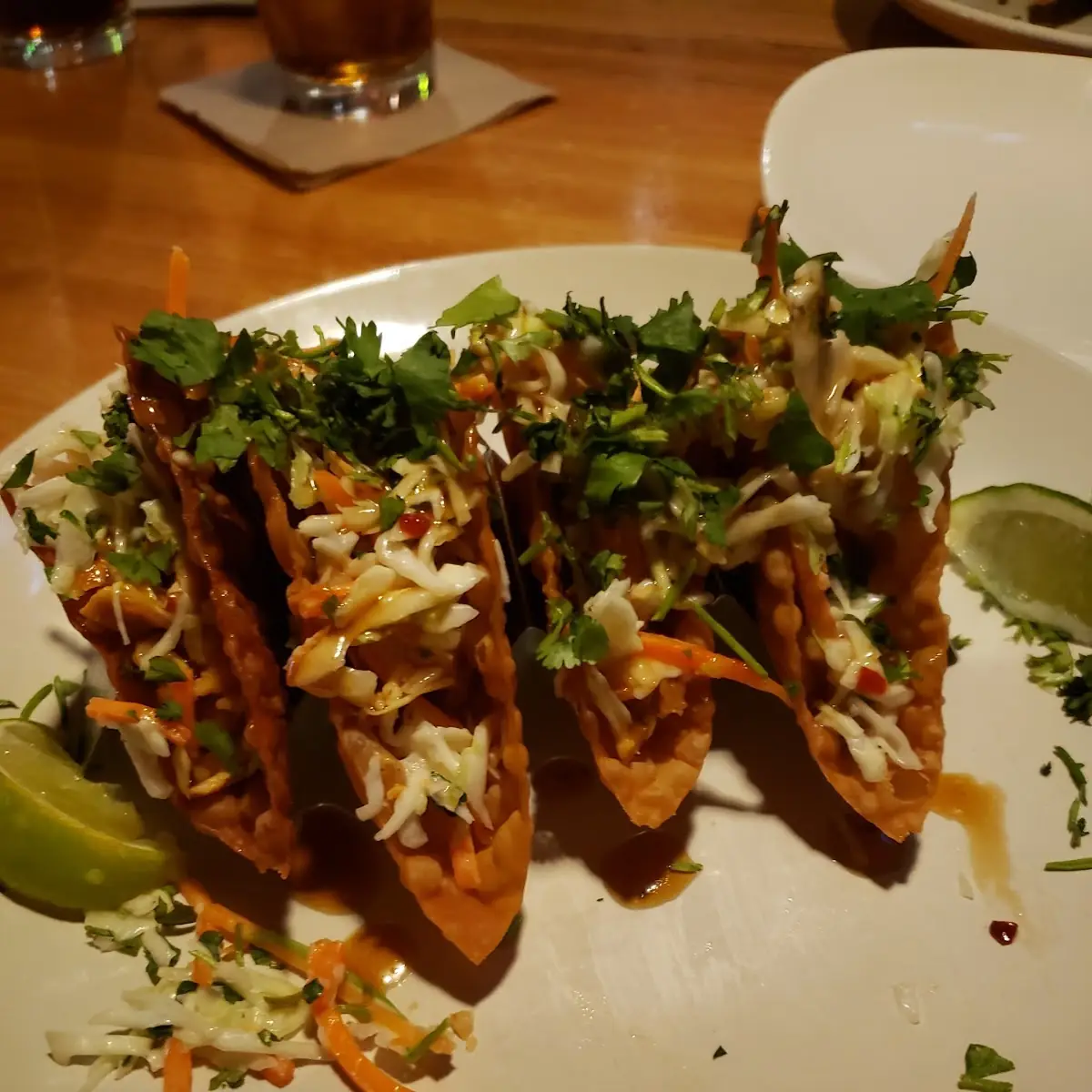 Wonton Chicken Tacos