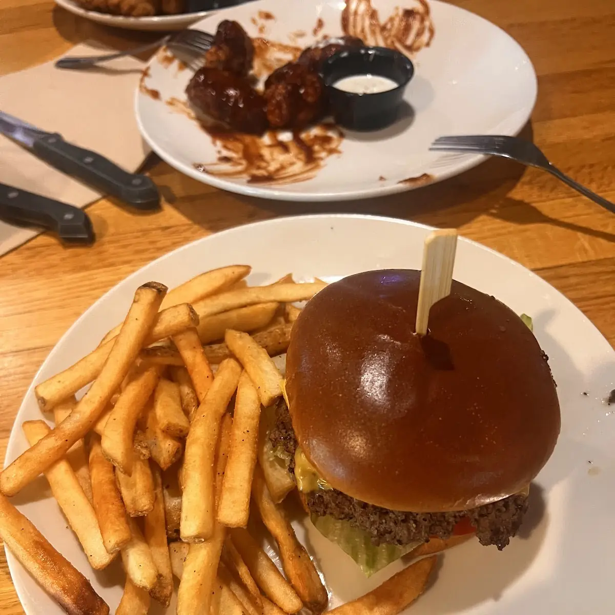 Burger and BBQ Boneless Wings