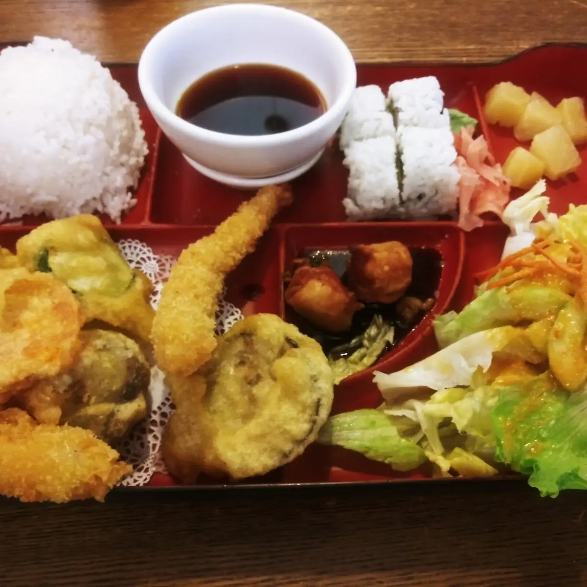Shrimp Tempura Bento Box