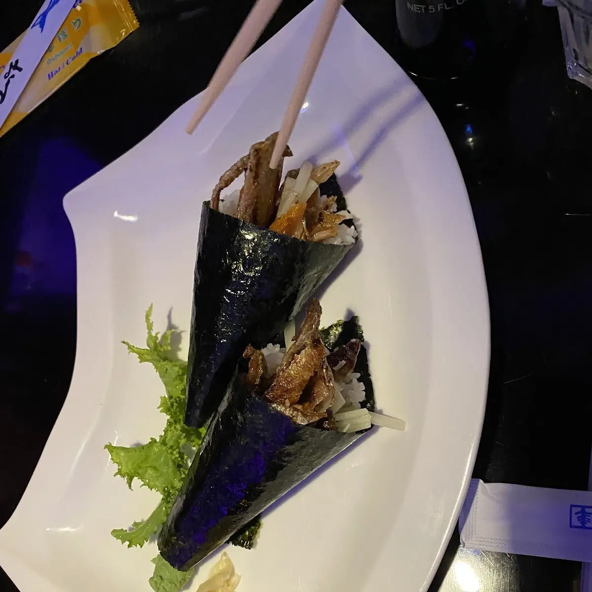 Salmon Skin Hand Roll