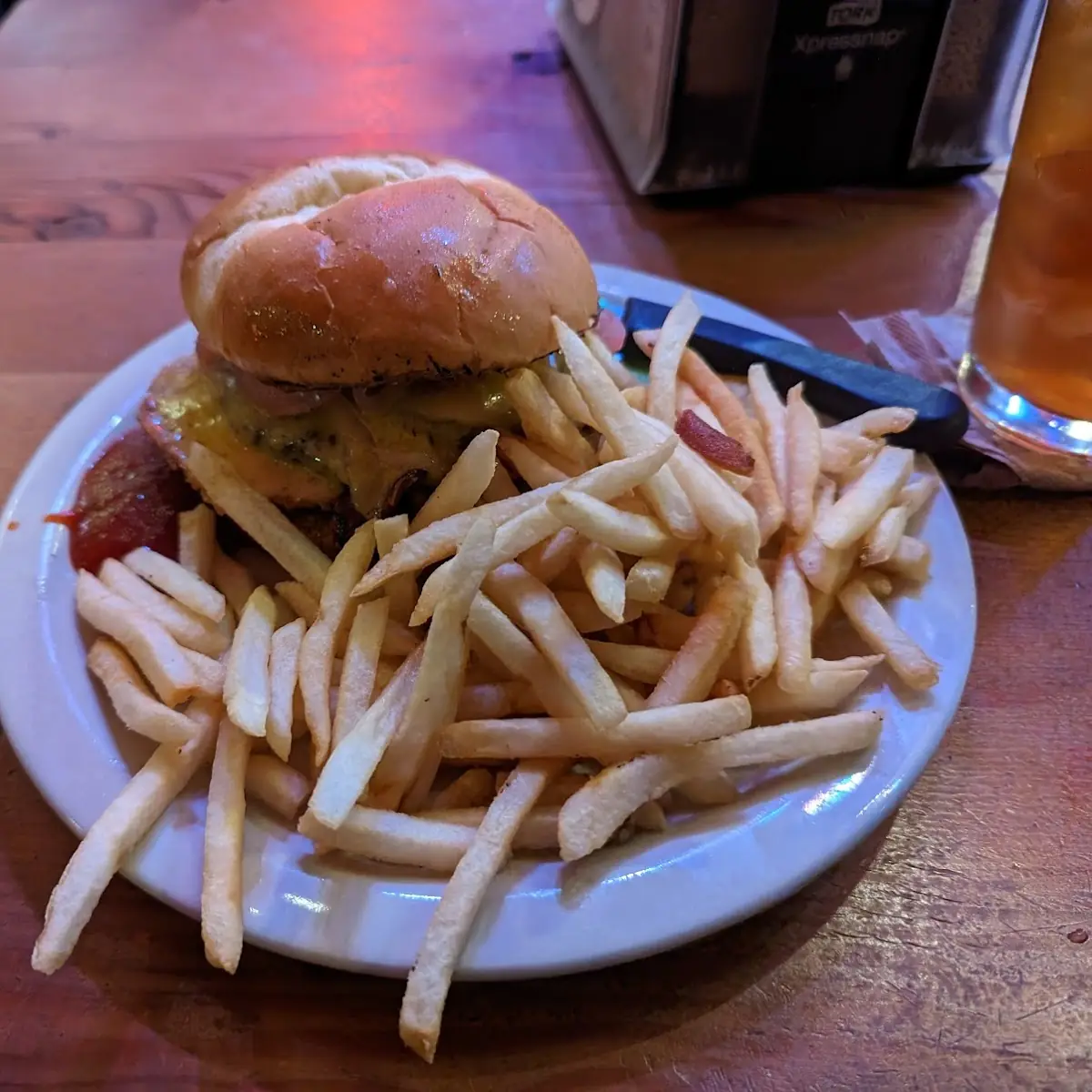 Burger and Fries