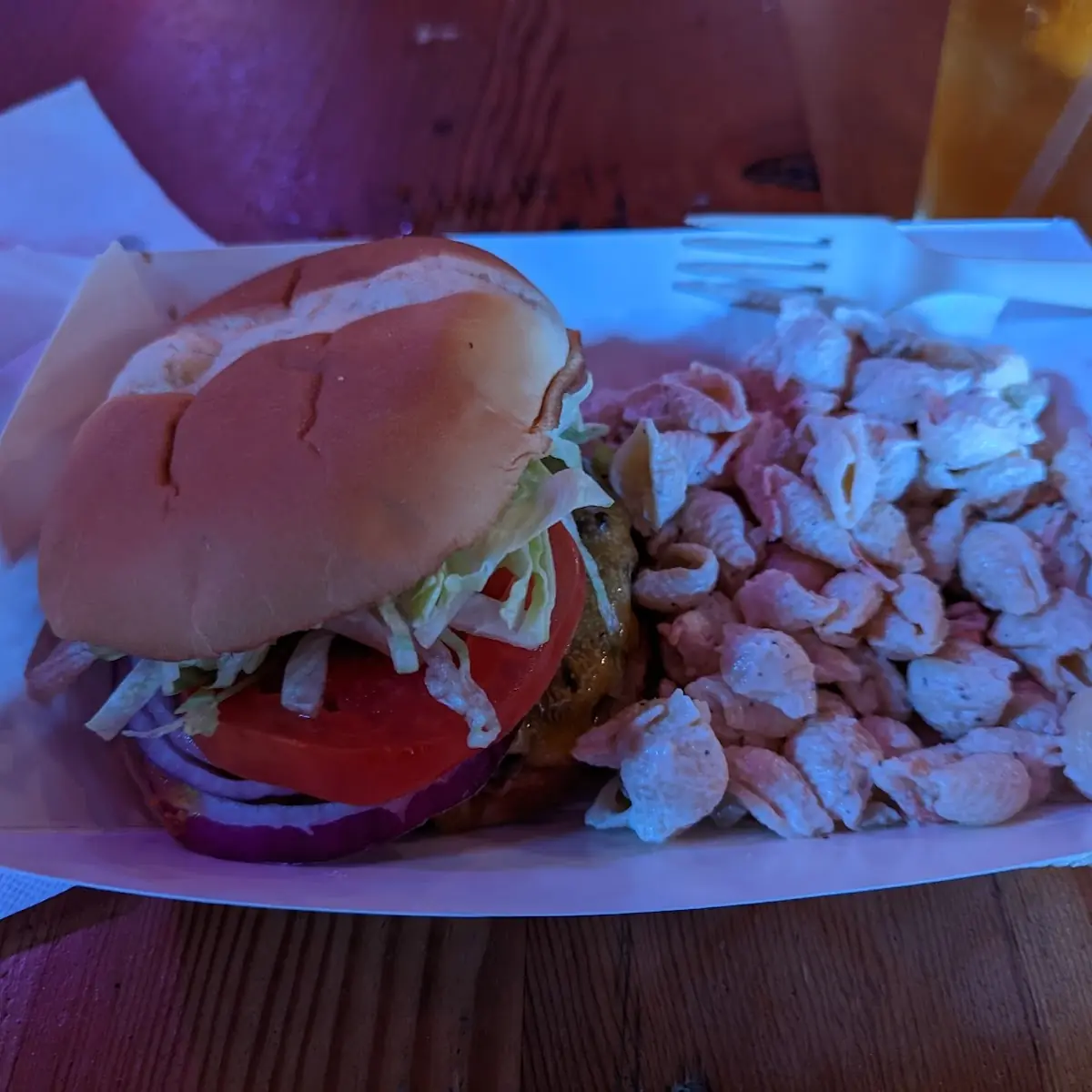 Cheeseburger and Macaroni Salad
