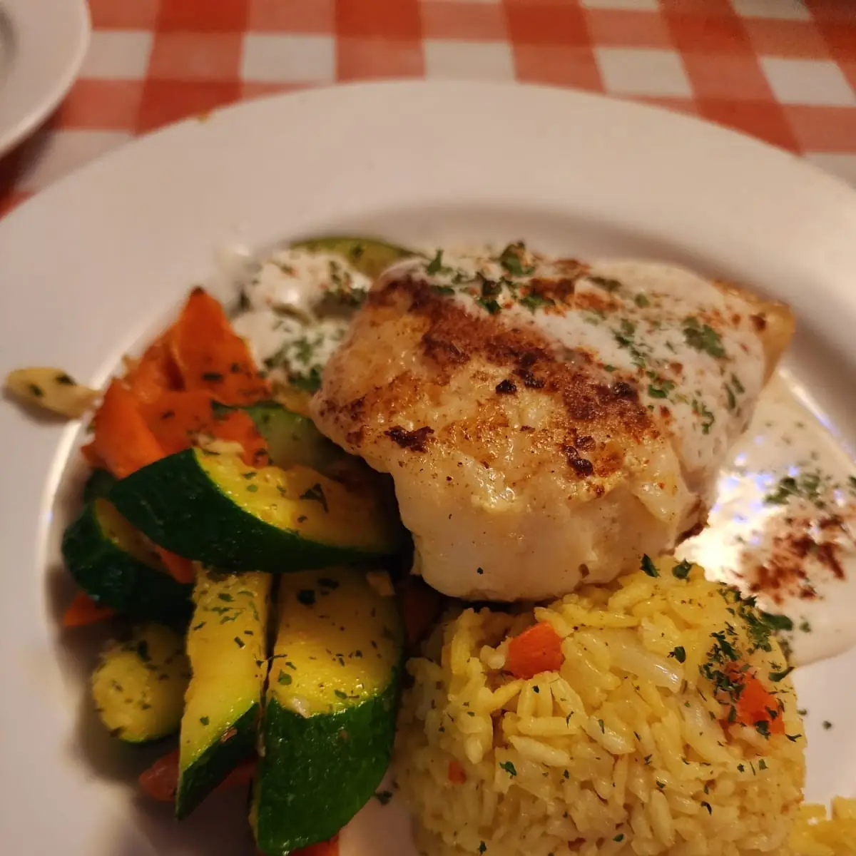 Stuffed Sea Bass